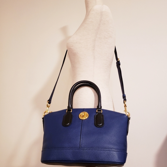 Marc Jacobs Turn-lock Leather Duffel Satchel - Picture 9 of 12